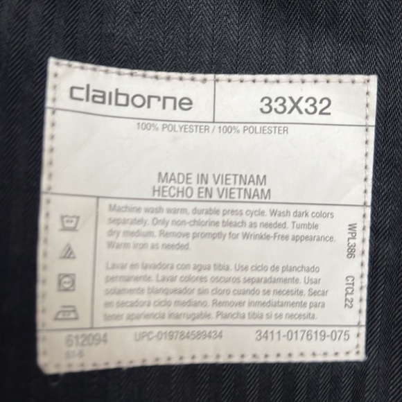 Liz Claiborne Mens Dress Pants | Size 33W x 32 L| - Picture 10 of 12